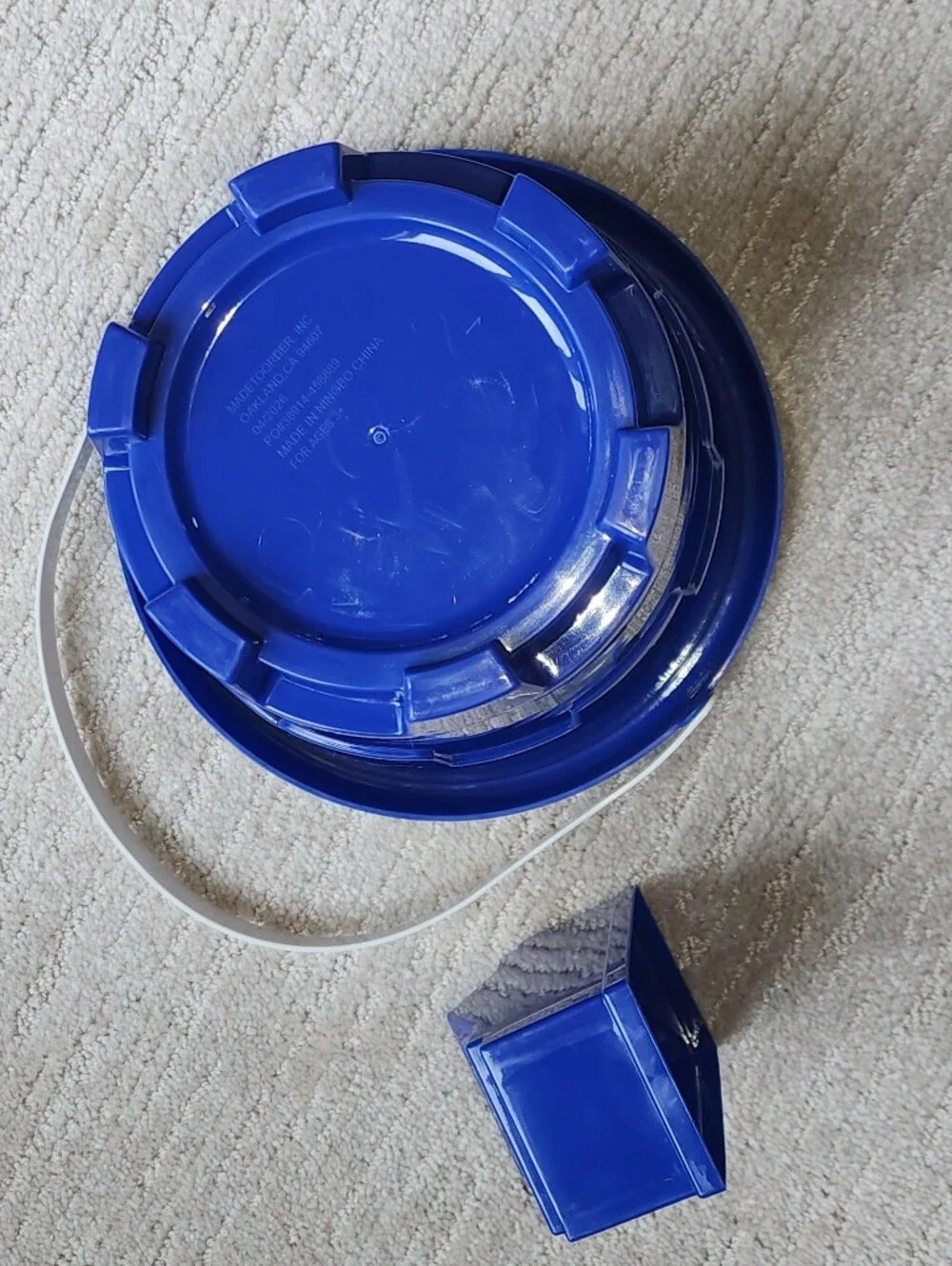 Lowe's Sand Castle Bucket & Brick Form Set - Blue & White - NEW!